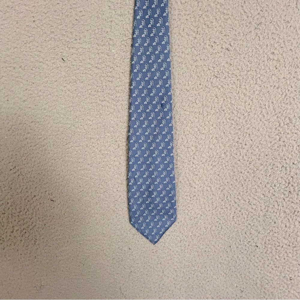 Vineyard Vines Blue and White Patterned Tie silk men’s